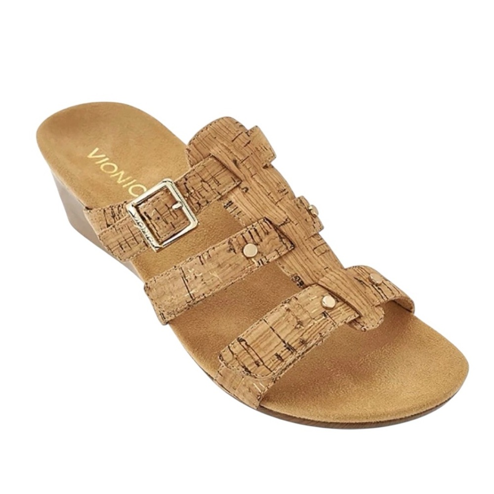 Vionic Radia Slip On Wedge Sandals